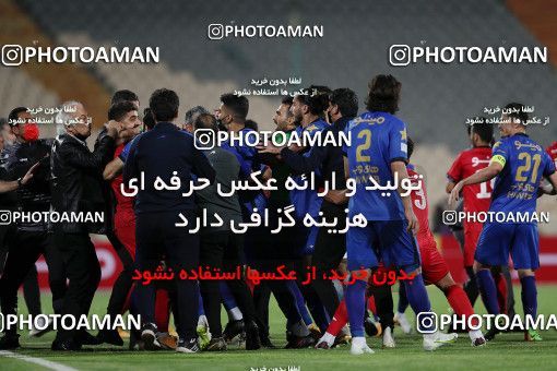 1650496, Tehran, Iran, لیگ برتر فوتبال ایران، Persian Gulf Cup، Week 23، Second Leg، Persepolis 1 v 0 Esteghlal on 2021/05/14 at Azadi Stadium