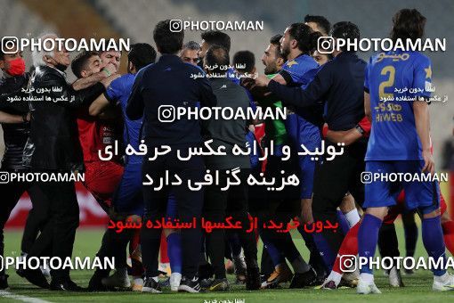 1650569, Tehran, Iran, لیگ برتر فوتبال ایران، Persian Gulf Cup، Week 23، Second Leg، Persepolis 1 v 0 Esteghlal on 2021/05/14 at Azadi Stadium