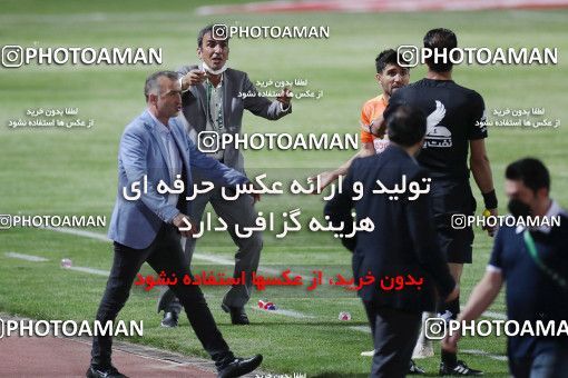 1654604, Tehran, Iran, لیگ برتر فوتبال ایران، Persian Gulf Cup، Week 23، Second Leg، Saipa 1 v 2 Paykan on 2021/05/16 at Shahid Dastgerdi Stadium