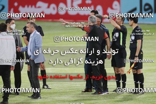 1654454, Tehran, Iran, لیگ برتر فوتبال ایران، Persian Gulf Cup، Week 23، Second Leg، Saipa 1 v 2 Paykan on 2021/05/16 at Shahid Dastgerdi Stadium