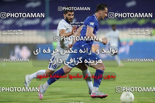 1676375, Tehran, Iran, لیگ برتر فوتبال ایران، Persian Gulf Cup، Week 24، Second Leg، Esteghlal 2 v 0 Gol Gohar Sirjan on 2021/06/25 at Azadi Stadium