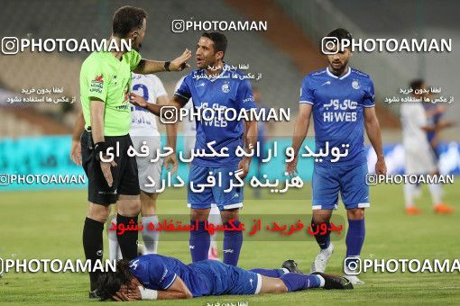 1676391, Tehran, Iran, لیگ برتر فوتبال ایران، Persian Gulf Cup، Week 24، Second Leg، Esteghlal 2 v 0 Gol Gohar Sirjan on 2021/06/25 at Azadi Stadium