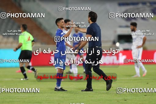 1676229, Tehran, Iran, لیگ برتر فوتبال ایران، Persian Gulf Cup، Week 24، Second Leg، Esteghlal 2 v 0 Gol Gohar Sirjan on 2021/06/25 at Azadi Stadium