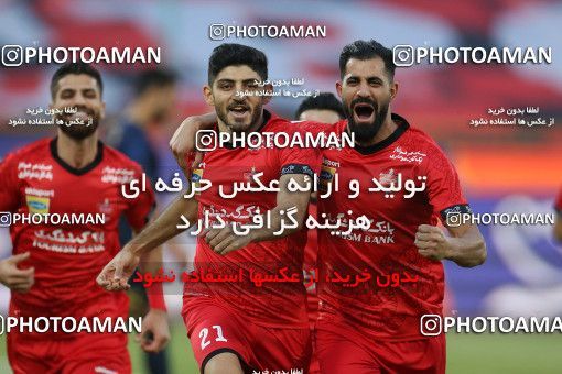 1675827, Tehran, Iran, لیگ برتر فوتبال ایران، Persian Gulf Cup، Week 25، Second Leg، Persepolis 3 v 1 Gol Gohar Sirjan on 2021/06/30 at Azadi Stadium