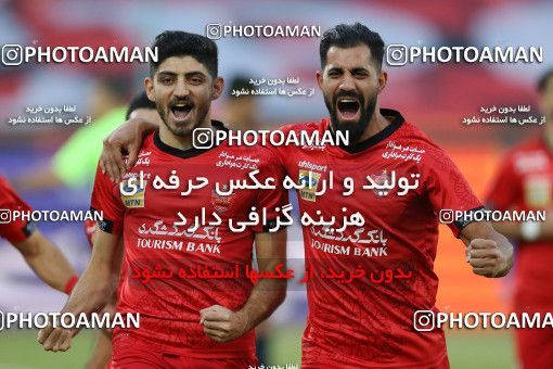 1675871, Tehran, Iran, لیگ برتر فوتبال ایران، Persian Gulf Cup، Week 25، Second Leg، Persepolis 3 v 1 Gol Gohar Sirjan on 2021/06/30 at Azadi Stadium