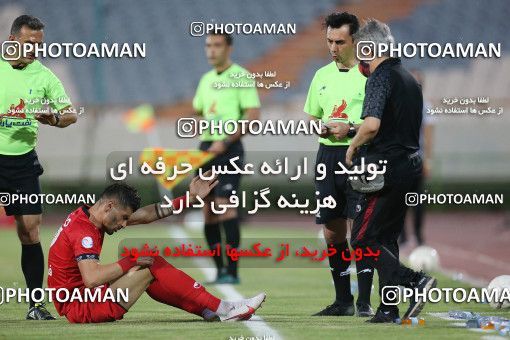 1675962, Tehran, Iran, لیگ برتر فوتبال ایران، Persian Gulf Cup، Week 25، Second Leg، Persepolis 3 v 1 Gol Gohar Sirjan on 2021/06/30 at Azadi Stadium