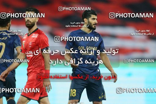 1675950, Tehran, Iran, لیگ برتر فوتبال ایران، Persian Gulf Cup، Week 25، Second Leg، Persepolis 3 v 1 Gol Gohar Sirjan on 2021/06/30 at Azadi Stadium