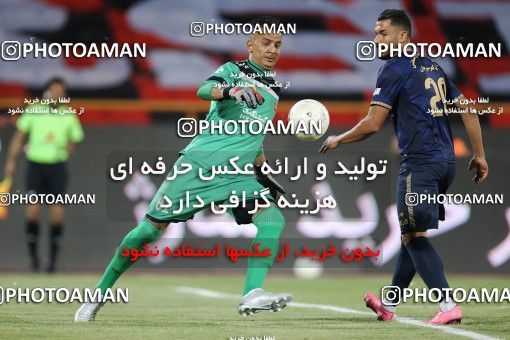 1676203, Tehran, Iran, لیگ برتر فوتبال ایران، Persian Gulf Cup، Week 25، Second Leg، Persepolis 3 v 1 Gol Gohar Sirjan on 2021/06/30 at Azadi Stadium