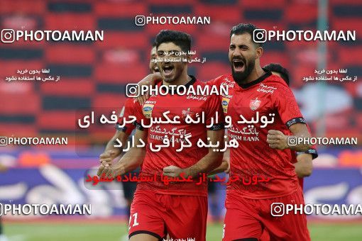 1675315, Tehran, Iran, لیگ برتر فوتبال ایران، Persian Gulf Cup، Week 25، Second Leg، Persepolis 3 v 1 Gol Gohar Sirjan on 2021/06/30 at Azadi Stadium