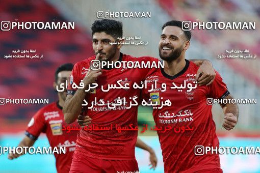 1675313, Tehran, Iran, لیگ برتر فوتبال ایران، Persian Gulf Cup، Week 25، Second Leg، Persepolis 3 v 1 Gol Gohar Sirjan on 2021/06/30 at Azadi Stadium