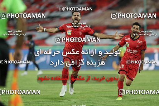 1675495, Tehran, Iran, لیگ برتر فوتبال ایران، Persian Gulf Cup، Week 25، Second Leg، Persepolis 3 v 1 Gol Gohar Sirjan on 2021/06/30 at Azadi Stadium