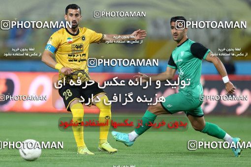 1677580, Isfahan, Iran, لیگ برتر فوتبال ایران، Persian Gulf Cup، Week 25، Second Leg، Sepahan 1 v 0 Mashin Sazi Tabriz on 2021/07/01 at Naghsh-e Jahan Stadium