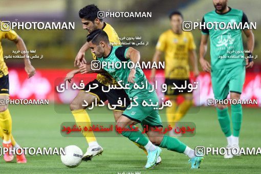 1677581, Isfahan, Iran, لیگ برتر فوتبال ایران، Persian Gulf Cup، Week 25، Second Leg، Sepahan 1 v 0 Mashin Sazi Tabriz on 2021/07/01 at Naghsh-e Jahan Stadium