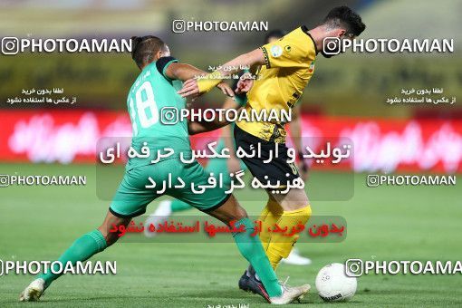 1677618, Isfahan, Iran, لیگ برتر فوتبال ایران، Persian Gulf Cup، Week 25، Second Leg، Sepahan 1 v 0 Mashin Sazi Tabriz on 2021/07/01 at Naghsh-e Jahan Stadium