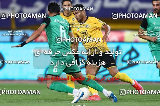 1677559, Isfahan, Iran, لیگ برتر فوتبال ایران، Persian Gulf Cup، Week 25، Second Leg، Sepahan 1 v 0 Mashin Sazi Tabriz on 2021/07/01 at Naghsh-e Jahan Stadium
