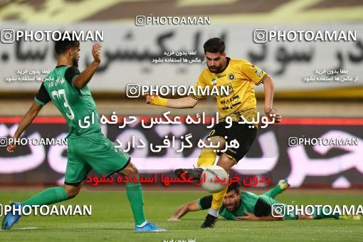 1677679, Isfahan, Iran, لیگ برتر فوتبال ایران، Persian Gulf Cup، Week 25، Second Leg، Sepahan 1 v 0 Mashin Sazi Tabriz on 2021/07/01 at Naghsh-e Jahan Stadium