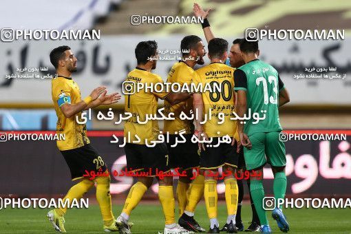 1677644, Isfahan, Iran, لیگ برتر فوتبال ایران، Persian Gulf Cup، Week 25، Second Leg، Sepahan 1 v 0 Mashin Sazi Tabriz on 2021/07/01 at Naghsh-e Jahan Stadium