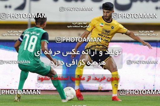 1677771, Isfahan, Iran, لیگ برتر فوتبال ایران، Persian Gulf Cup، Week 25، Second Leg، Sepahan 1 v 0 Mashin Sazi Tabriz on 2021/07/01 at Naghsh-e Jahan Stadium