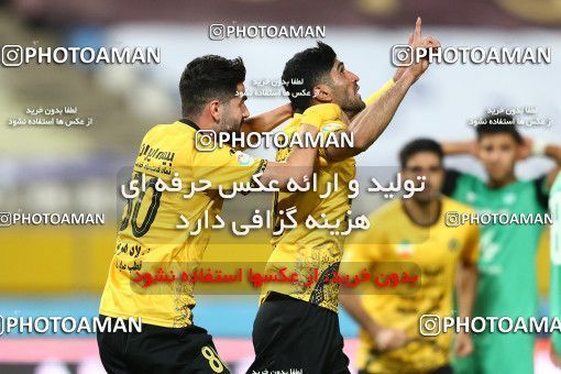 1677893, Isfahan, Iran, لیگ برتر فوتبال ایران، Persian Gulf Cup، Week 25، Second Leg، Sepahan 1 v 0 Mashin Sazi Tabriz on 2021/07/01 at Naghsh-e Jahan Stadium