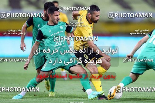 1677964, Isfahan, Iran, لیگ برتر فوتبال ایران، Persian Gulf Cup، Week 25، Second Leg، Sepahan 1 v 0 Mashin Sazi Tabriz on 2021/07/01 at Naghsh-e Jahan Stadium