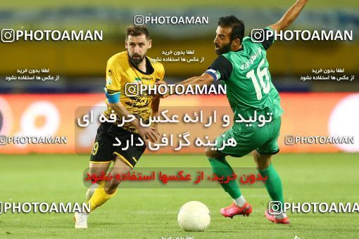 1677987, Isfahan, Iran, لیگ برتر فوتبال ایران، Persian Gulf Cup، Week 25، Second Leg، Sepahan 1 v 0 Mashin Sazi Tabriz on 2021/07/01 at Naghsh-e Jahan Stadium