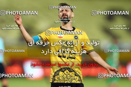 1677965, Isfahan, Iran, لیگ برتر فوتبال ایران، Persian Gulf Cup، Week 25، Second Leg، Sepahan 1 v 0 Mashin Sazi Tabriz on 2021/07/01 at Naghsh-e Jahan Stadium