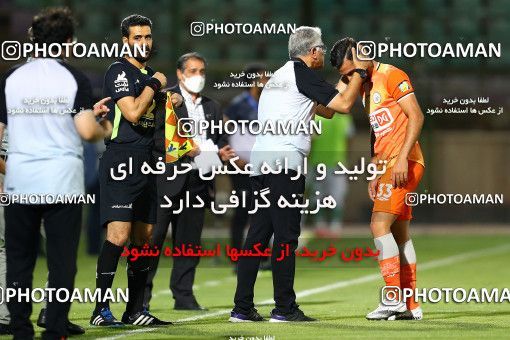 1680035, Isfahan, Iran, لیگ برتر فوتبال ایران، Persian Gulf Cup، Week 26، Second Leg، Zob Ahan Esfahan 1 v 1 Saipa on 2021/07/05 at Foolad Shahr Stadium