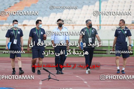 1680573, Tehran, Iran, لیگ برتر فوتبال ایران، Persian Gulf Cup، Week 26، Second Leg، Esteghlal 2 v 1 Tractor Sazi on 2021/07/06 at Azadi Stadium