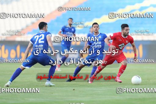 1680640, Tehran, Iran, لیگ برتر فوتبال ایران، Persian Gulf Cup، Week 26، Second Leg، Esteghlal 2 v 1 Tractor Sazi on 2021/07/06 at Azadi Stadium