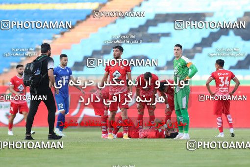 1680556, Tehran, Iran, لیگ برتر فوتبال ایران، Persian Gulf Cup، Week 26، Second Leg، Esteghlal 2 v 1 Tractor Sazi on 2021/07/06 at Azadi Stadium