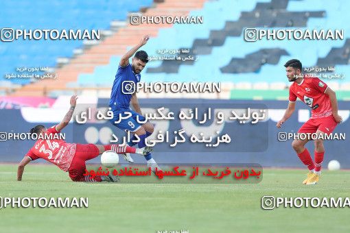 1680535, Tehran, Iran, لیگ برتر فوتبال ایران، Persian Gulf Cup، Week 26، Second Leg، Esteghlal 2 v 1 Tractor Sazi on 2021/07/06 at Azadi Stadium