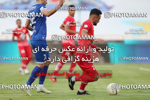 1680540, Tehran, Iran, لیگ برتر فوتبال ایران، Persian Gulf Cup، Week 26، Second Leg، Esteghlal 2 v 1 Tractor Sazi on 2021/07/06 at Azadi Stadium