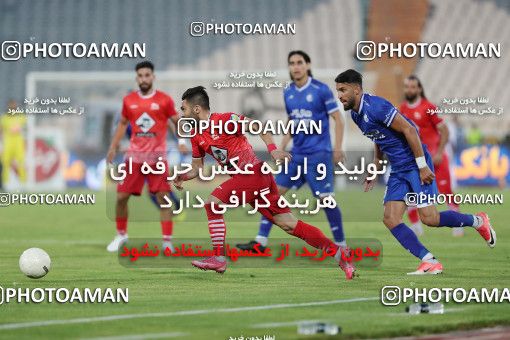 1680623, Tehran, Iran, لیگ برتر فوتبال ایران، Persian Gulf Cup، Week 26، Second Leg، Esteghlal 2 v 1 Tractor Sazi on 2021/07/06 at Azadi Stadium