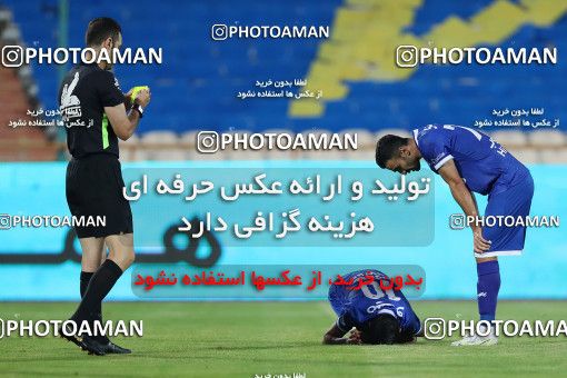 1680711, Tehran, Iran, لیگ برتر فوتبال ایران، Persian Gulf Cup، Week 26، Second Leg، Esteghlal 2 v 1 Tractor Sazi on 2021/07/06 at Azadi Stadium