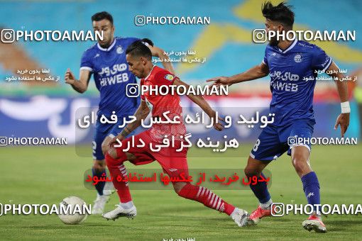 1680584, Tehran, Iran, لیگ برتر فوتبال ایران، Persian Gulf Cup، Week 26، Second Leg، Esteghlal 2 v 1 Tractor Sazi on 2021/07/06 at Azadi Stadium