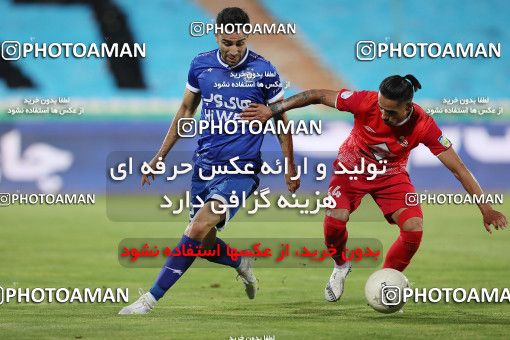 1680645, Tehran, Iran, لیگ برتر فوتبال ایران، Persian Gulf Cup، Week 26، Second Leg، Esteghlal 2 v 1 Tractor Sazi on 2021/07/06 at Azadi Stadium
