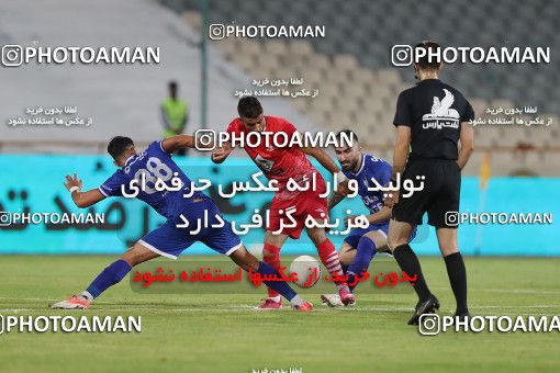 1680514, Tehran, Iran, لیگ برتر فوتبال ایران، Persian Gulf Cup، Week 26، Second Leg، Esteghlal 2 v 1 Tractor Sazi on 2021/07/06 at Azadi Stadium