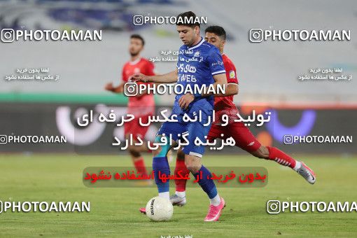 1680547, Tehran, Iran, لیگ برتر فوتبال ایران، Persian Gulf Cup، Week 26، Second Leg، Esteghlal 2 v 1 Tractor Sazi on 2021/07/06 at Azadi Stadium