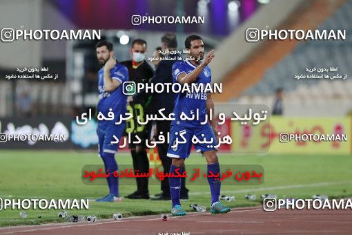 1680595, Tehran, Iran, لیگ برتر فوتبال ایران، Persian Gulf Cup، Week 26، Second Leg، Esteghlal 2 v 1 Tractor Sazi on 2021/07/06 at Azadi Stadium