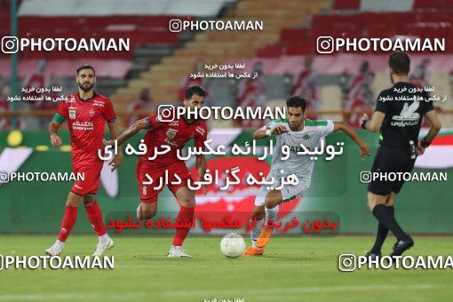 1682323, Tehran, Iran, لیگ برتر فوتبال ایران، Persian Gulf Cup، Week 27، Second Leg، Persepolis 2 v 0 Aluminium Arak on 2021/07/10 at Azadi Stadium