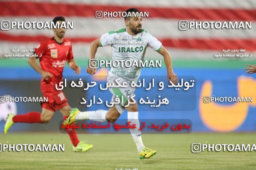 1681129, Tehran, Iran, لیگ برتر فوتبال ایران، Persian Gulf Cup، Week 27، Second Leg، Persepolis 2 v 0 Aluminium Arak on 2021/07/10 at Azadi Stadium
