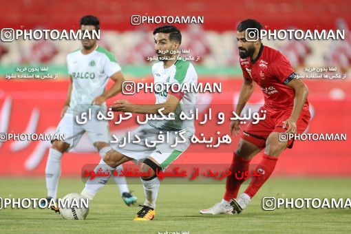 1681235, Tehran, Iran, لیگ برتر فوتبال ایران، Persian Gulf Cup، Week 27، Second Leg، Persepolis 2 v 0 Aluminium Arak on 2021/07/10 at Azadi Stadium