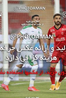 1681337, Tehran, Iran, لیگ برتر فوتبال ایران، Persian Gulf Cup، Week 27، Second Leg، Persepolis 2 v 0 Aluminium Arak on 2021/07/10 at Azadi Stadium
