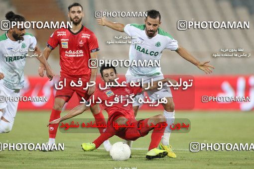 1681457, Tehran, Iran, لیگ برتر فوتبال ایران، Persian Gulf Cup، Week 27، Second Leg، Persepolis 2 v 0 Aluminium Arak on 2021/07/10 at Azadi Stadium