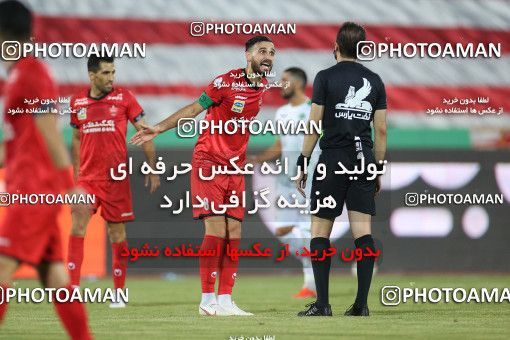 1681525, Tehran, Iran, لیگ برتر فوتبال ایران، Persian Gulf Cup، Week 27، Second Leg، Persepolis 2 v 0 Aluminium Arak on 2021/07/10 at Azadi Stadium
