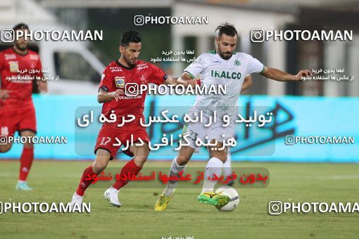 1681614, Tehran, Iran, لیگ برتر فوتبال ایران، Persian Gulf Cup، Week 27، Second Leg، Persepolis 2 v 0 Aluminium Arak on 2021/07/10 at Azadi Stadium