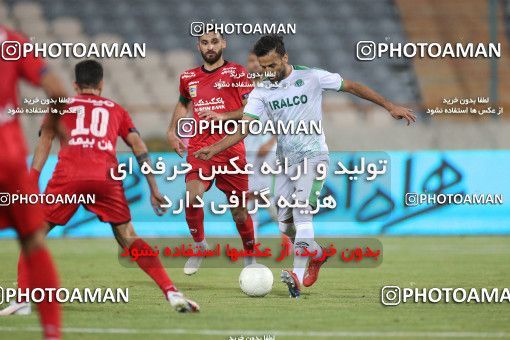 1681478, Tehran, Iran, لیگ برتر فوتبال ایران، Persian Gulf Cup، Week 27، Second Leg، Persepolis 2 v 0 Aluminium Arak on 2021/07/10 at Azadi Stadium
