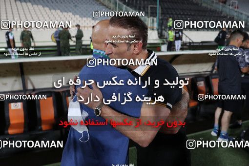 1682220, Tehran, Iran, لیگ برتر فوتبال ایران، Persian Gulf Cup، Week 27، Second Leg، Persepolis 2 v 0 Aluminium Arak on 2021/07/10 at Azadi Stadium