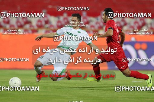 1682187, Tehran, Iran, لیگ برتر فوتبال ایران، Persian Gulf Cup، Week 27، Second Leg، Persepolis 2 v 0 Aluminium Arak on 2021/07/10 at Azadi Stadium