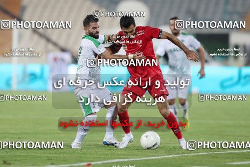 1682173, Tehran, Iran, لیگ برتر فوتبال ایران، Persian Gulf Cup، Week 27، Second Leg، Persepolis 2 v 0 Aluminium Arak on 2021/07/10 at Azadi Stadium